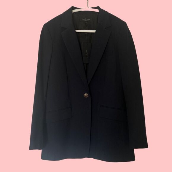 Rag & Bone Ames Blazer in Navy - size 8 ✨NWT✨ - Picture 2 of 13
